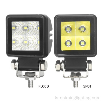 18W LED 작업 조명 12V 24V LED 트럭 조명 2 인치 4x4 트랙터 ATV 트럭 오프로드 조명